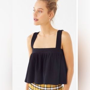 UO Aria A-Line Ruffle Tank Top